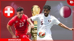 Nhận định bóng đá Thụy Sĩ vs Qatar, 02h00 ngày 14/6: Đại diện châu Á thất thế